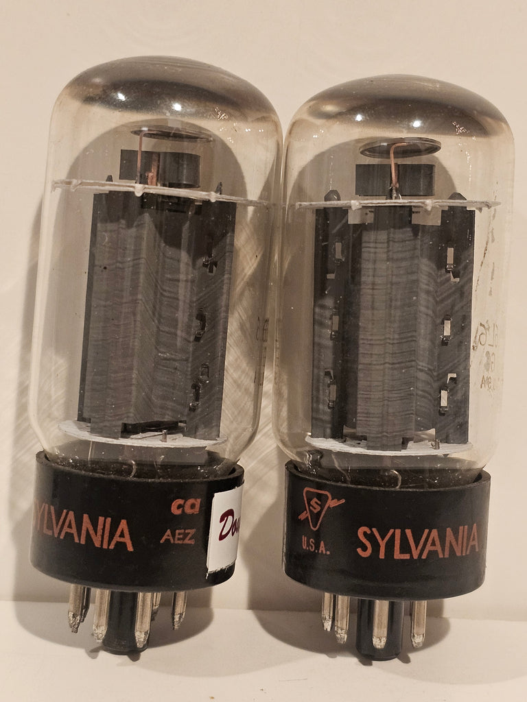 Matched Pair Sylvania 6L6GC