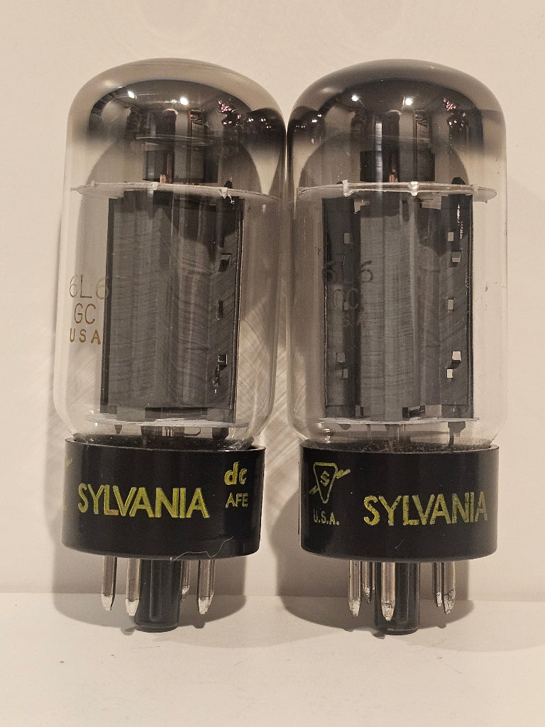 Matched Pair NOS Sylvania 6L6GC