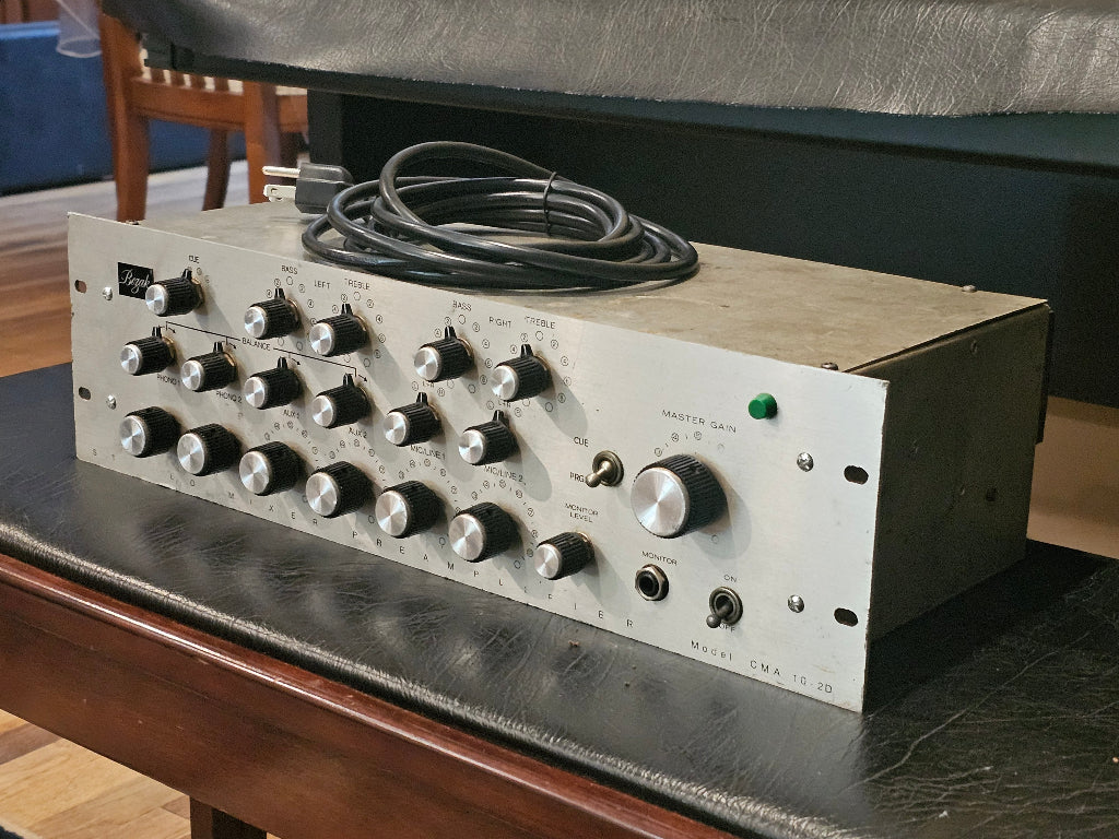 1974 Bozak 10-2D professional preamp/mixer