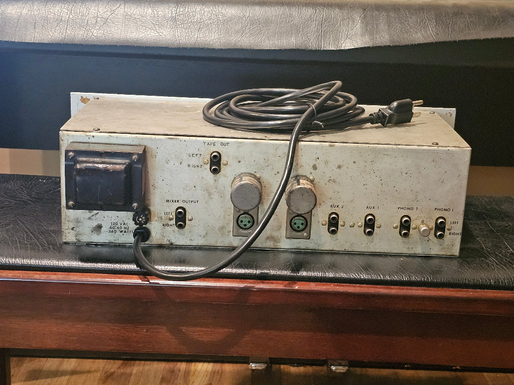 1974 Bozak 10-2D professional preamp/mixer