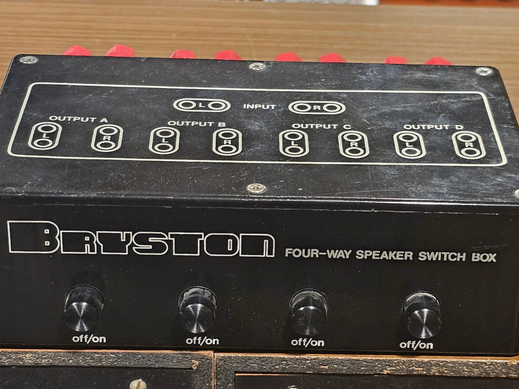 Bryston 4 Way Speaker Switch Box