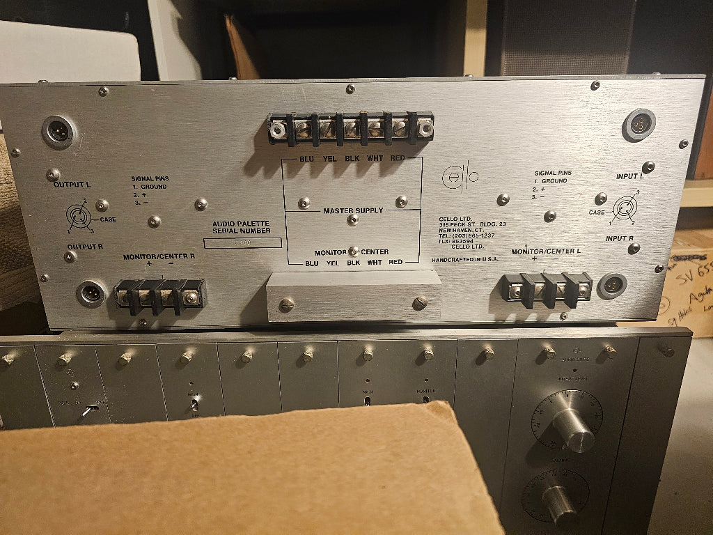 Cello Audio Palette EQ equalizer preamp with external PSU