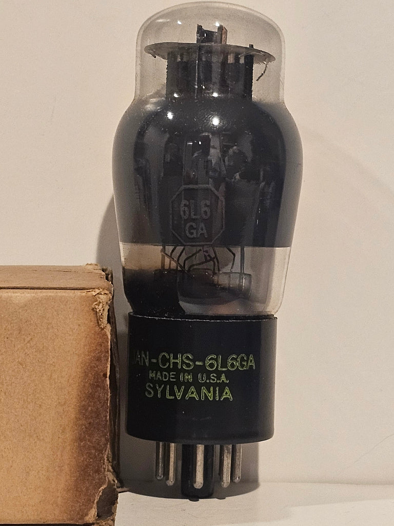 JAN-CHS-Sylvania 6L6GA beam power tube