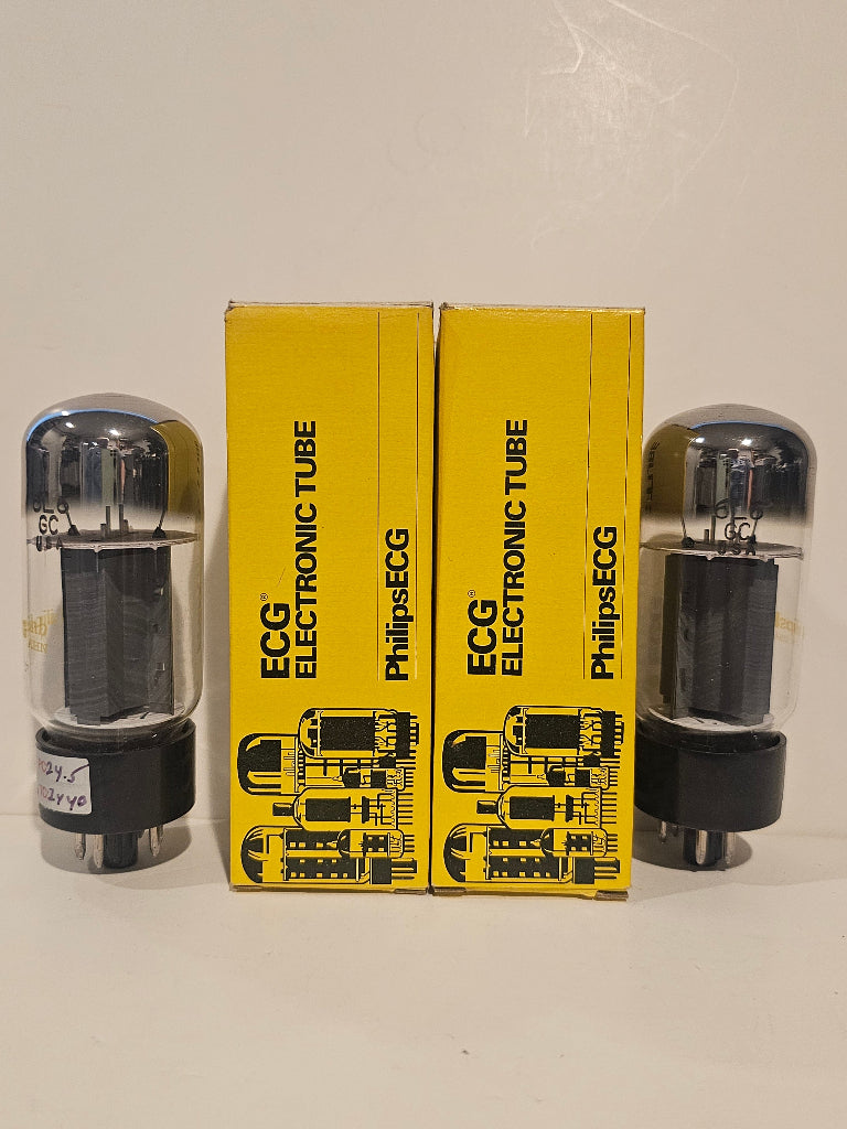 Philips ECG 6L6GC STR387 Matched Pair NOS