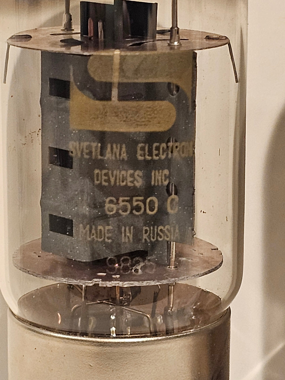 Svetlana 6550C Vacuum Tube – New, Made In Russia, UPC 683274020846