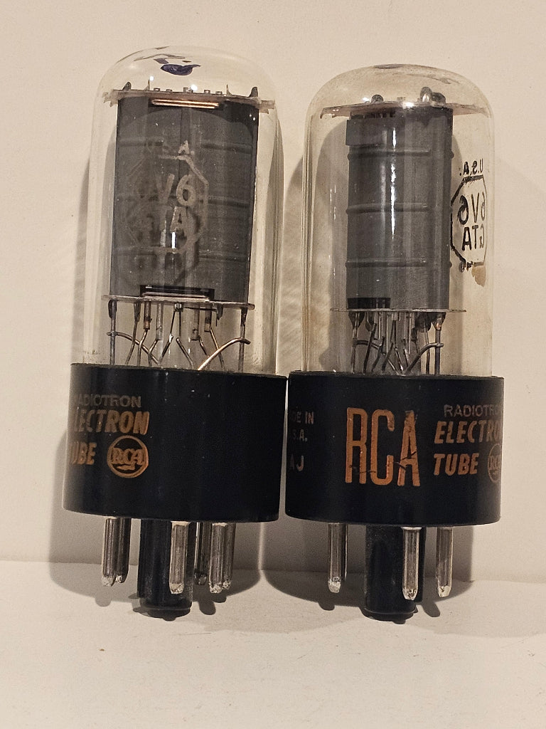 RCA 6V6GTA matched pair