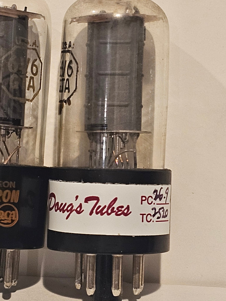 RCA 6V6GTA matched pair