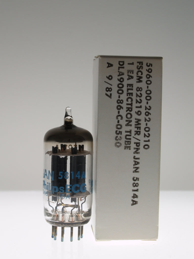 GE 5814A NOS/12AU7WA/ECC82 高信頼管 (6本) GE 5814A 5 Star Vacuum